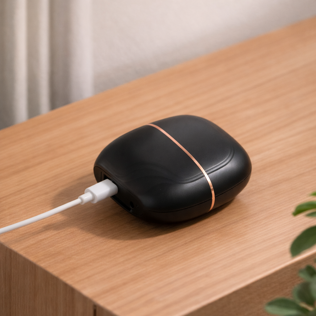 Mini Brosse Chauffante Lissage Rapide, Facile à Emporter